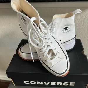 Run Star Hike Hi White Converse USW 8